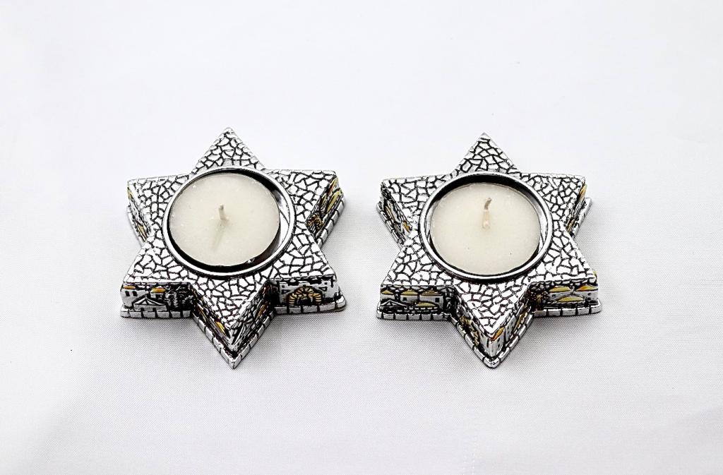Star of David Candlestick