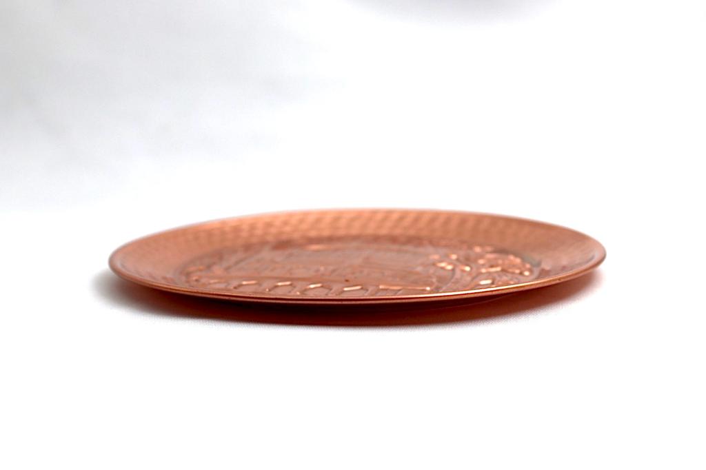 copper plate with the "Bahai Haifa"