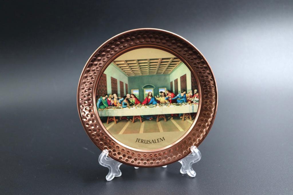 copper artwork "last supper"