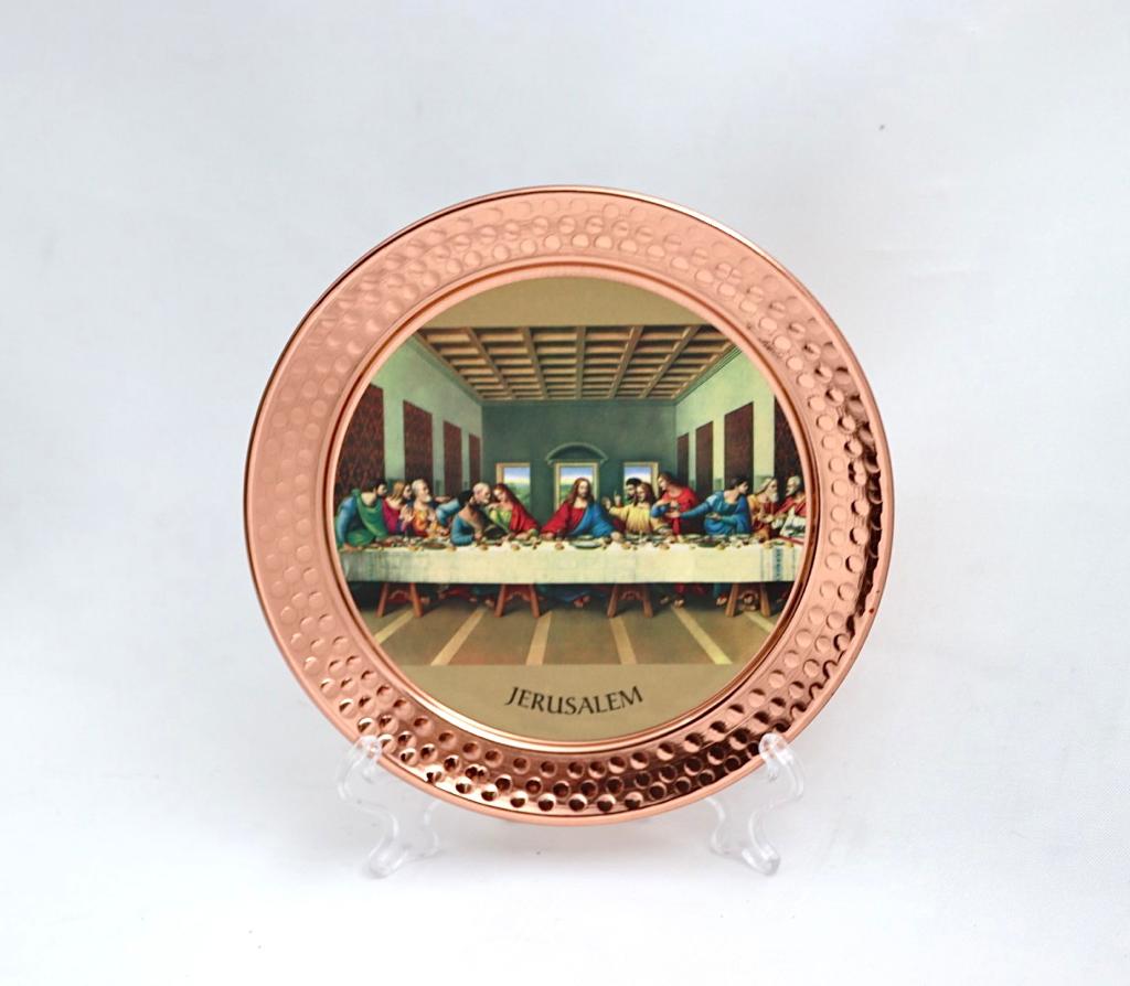 copper artwork "last supper"