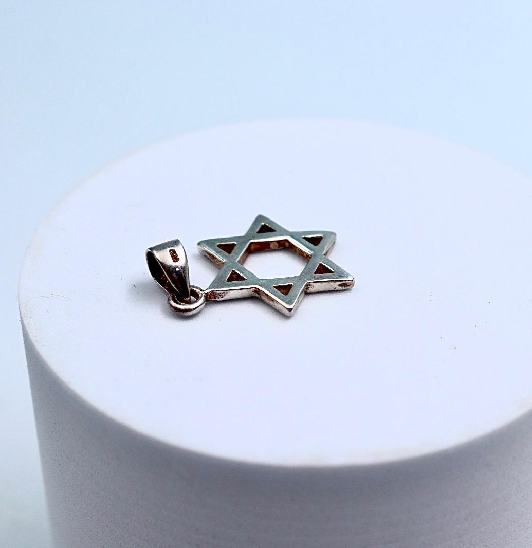 Star of David pendant.