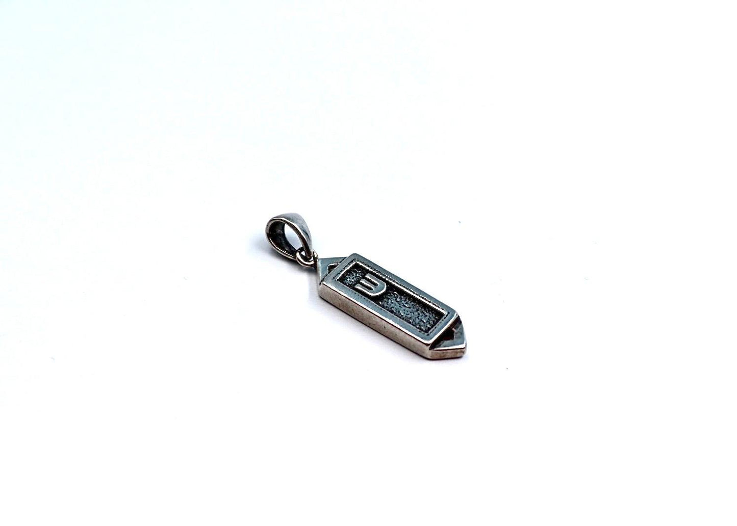 Sterling silver Mezuzah pendant