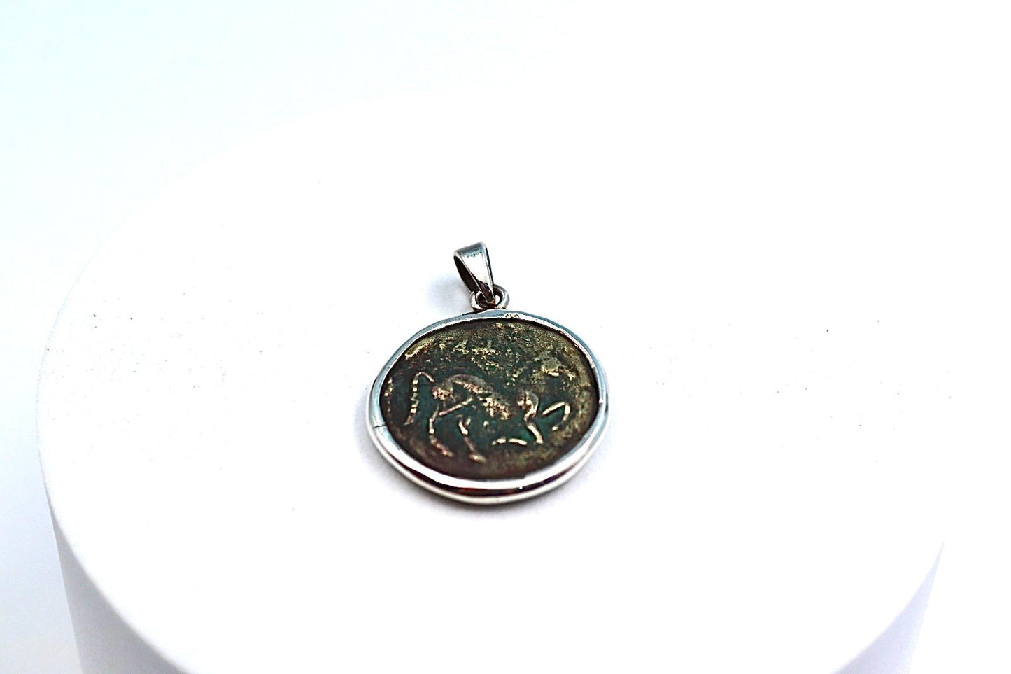 replica of an ancient Roman coin