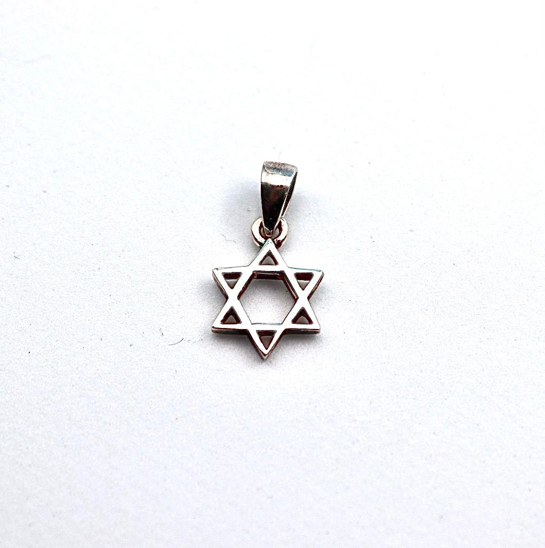 Silver Star of David pendant