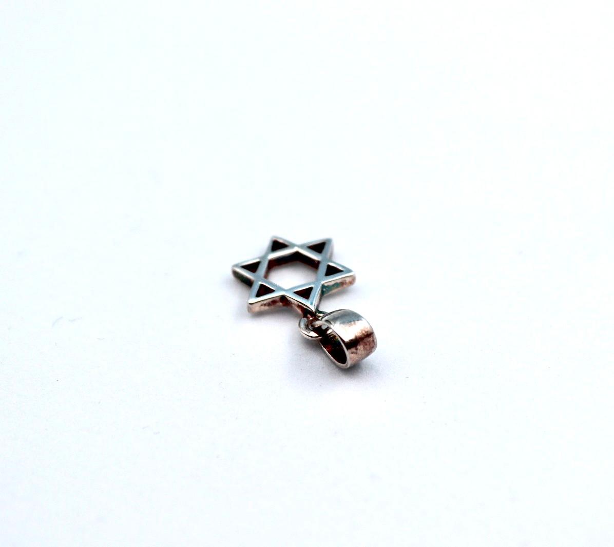 Silver Star of David pendant