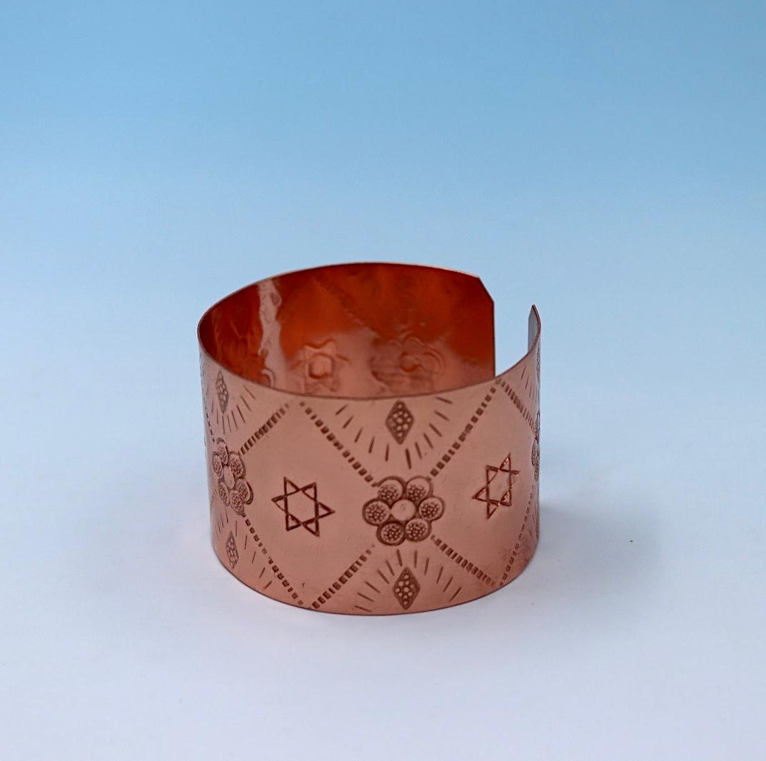 copper bracelets with David Star