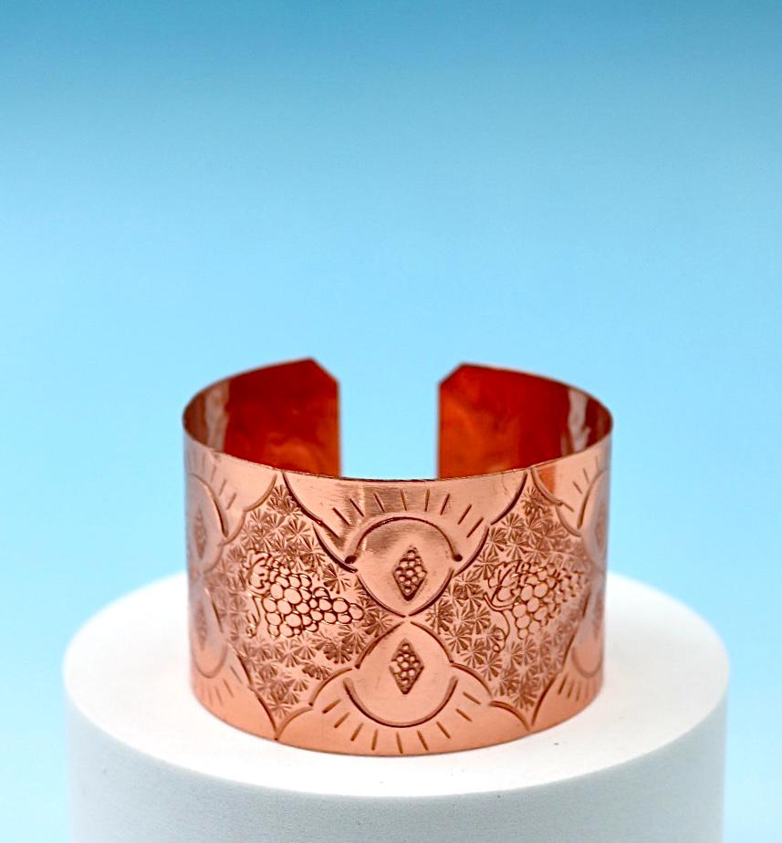 copper bracelet with Vine