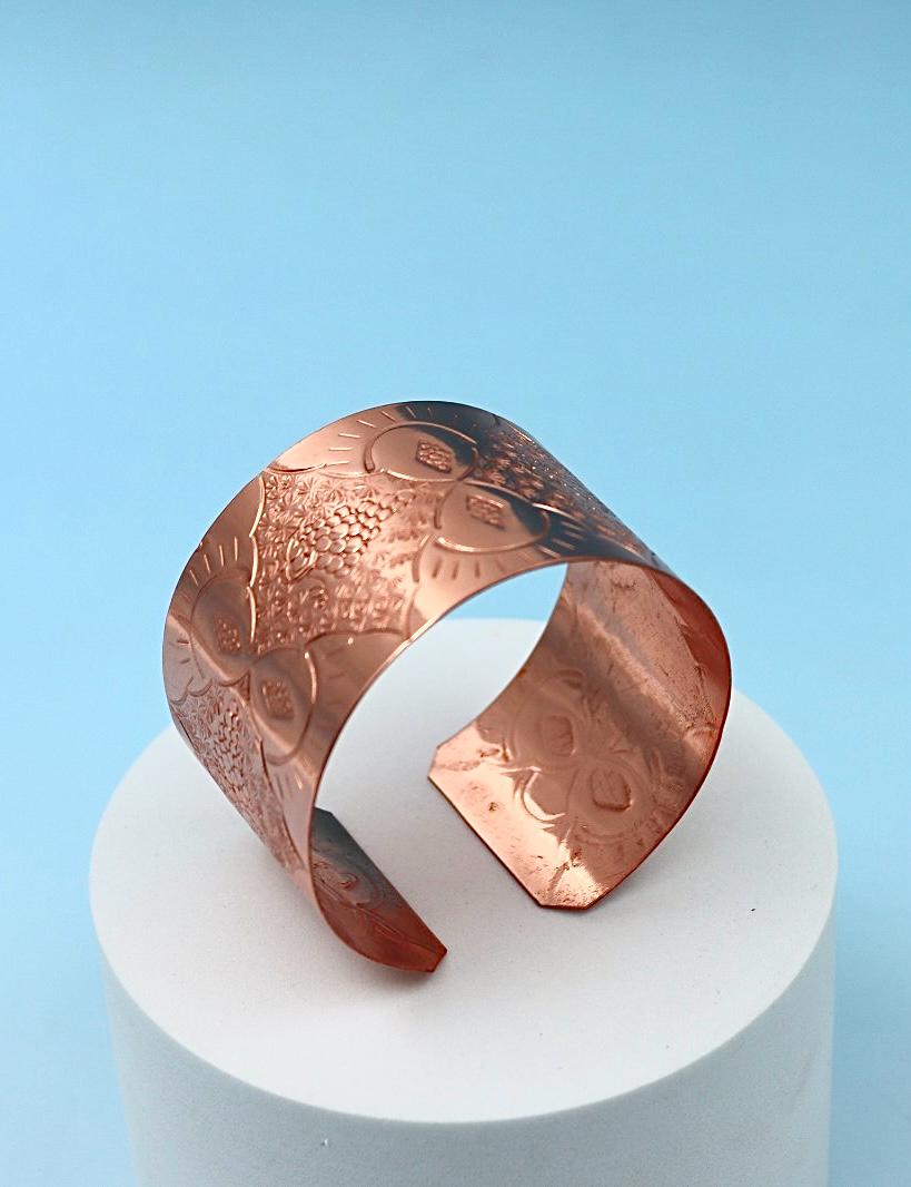copper bracelet with Vine