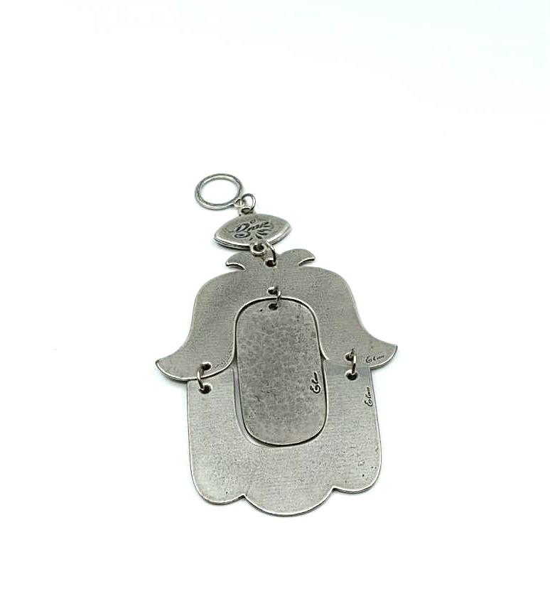hamsa with blessing for the home in Hebrew