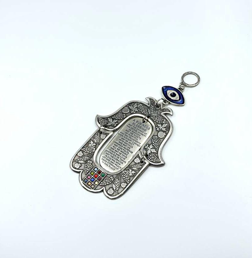 Hamsa with blessing for the business