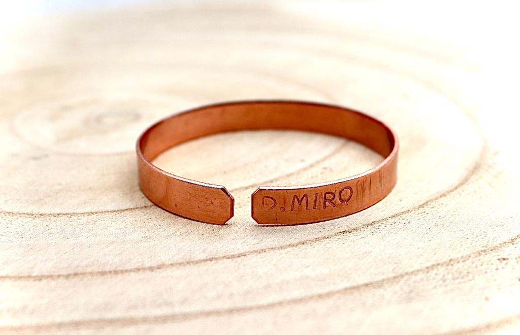 copra bracelet written "and He shall give thee the petitions of thy heart"