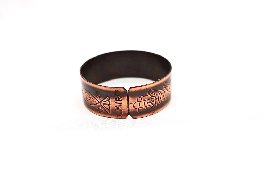 copper bracelet with fish