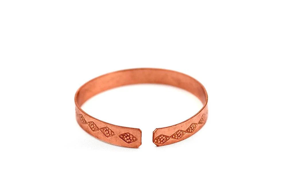 copper bracelet with Shema Israel