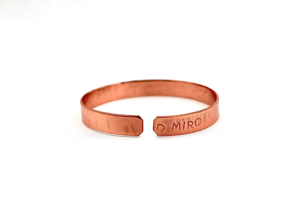 copra bracelet written "and He shall give thee the petitions of thy heart"