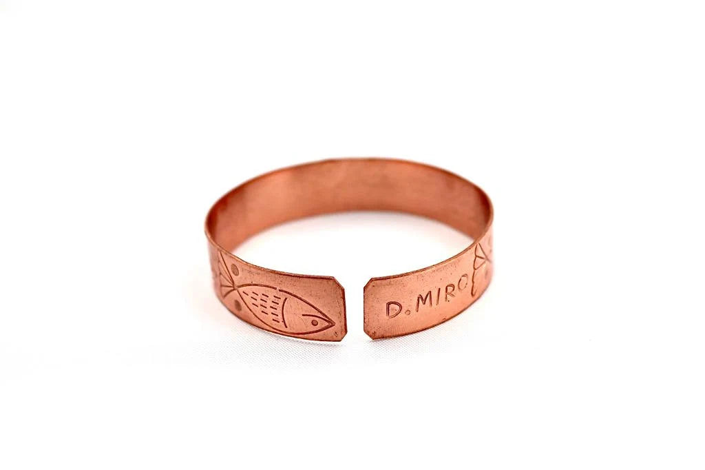 copper bracelet with Fish