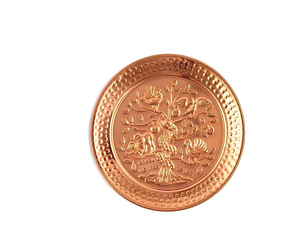 copper plate with the "Tree of life"