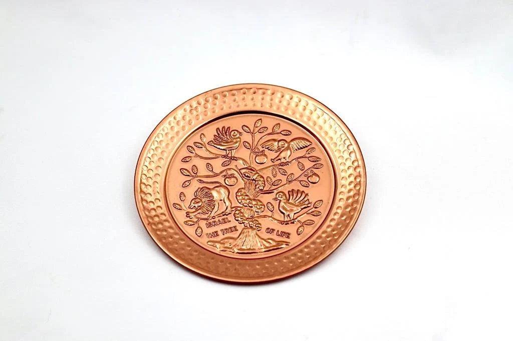 copper plate with the "Tree of life"