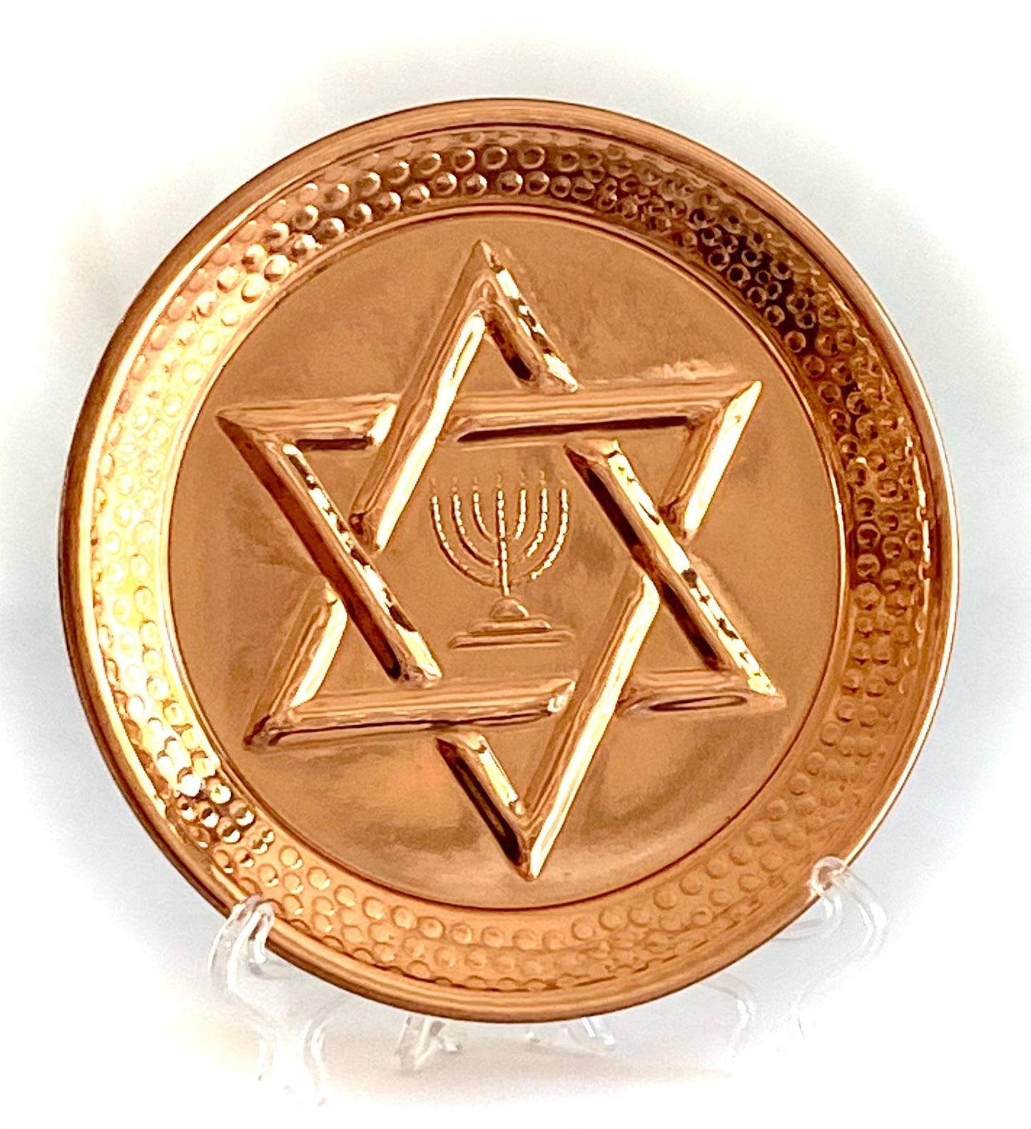 copper plate with the "Star of David"