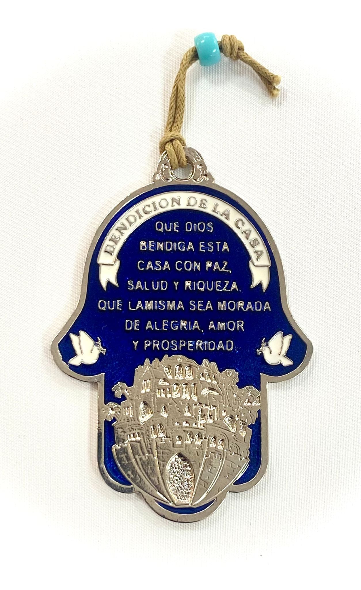 Hamsa with blessing in Spanish