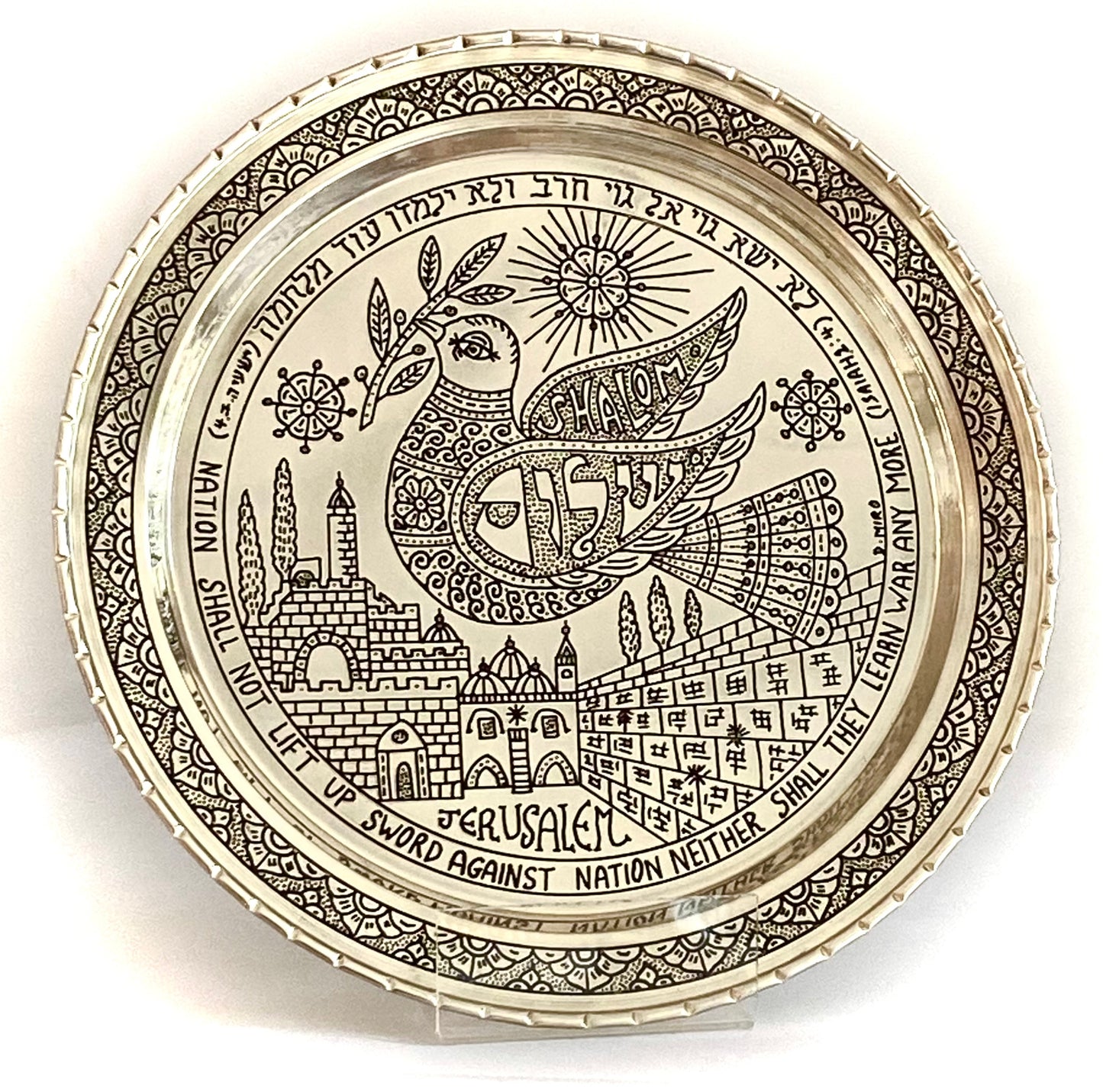 Jerusalem with the Dove of Peace