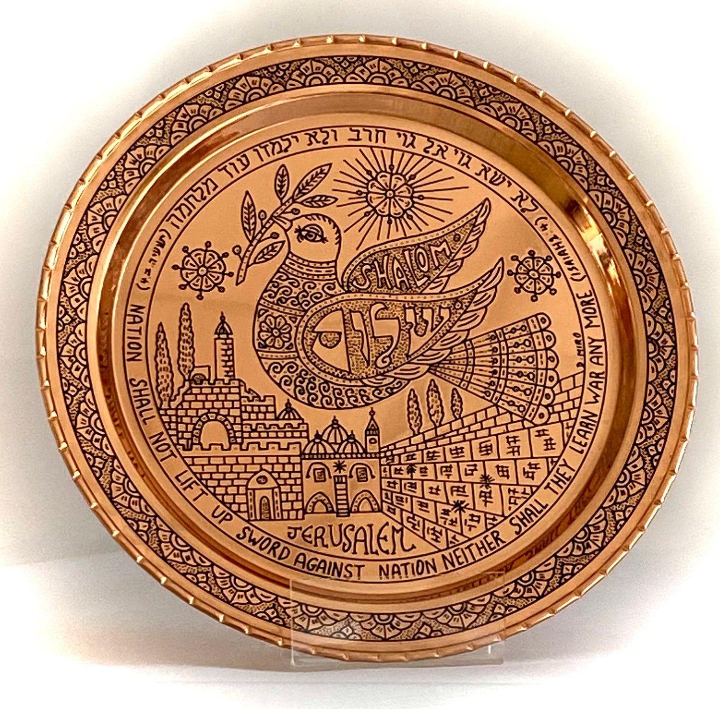 Jerusalem with the Dove of Peace
