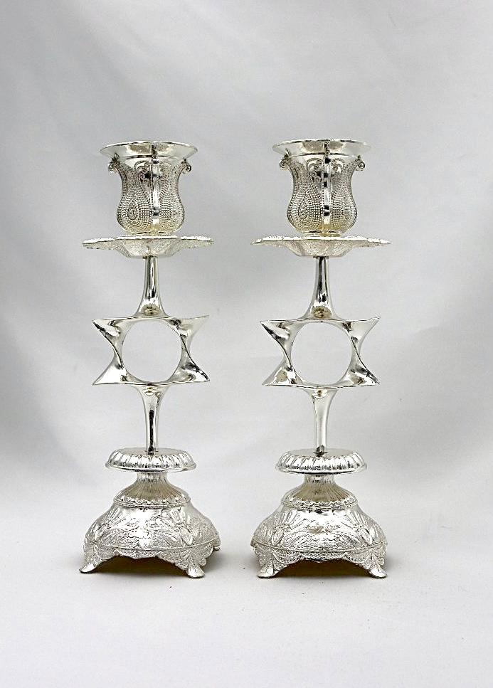 Star of David Candlesticks