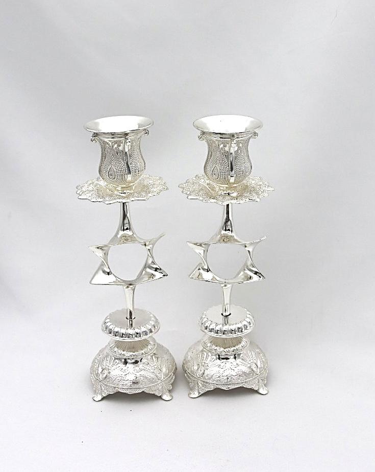 Star of David Candlesticks