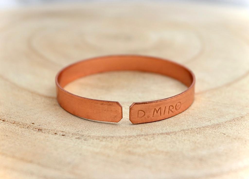 smooth  copper bracelet