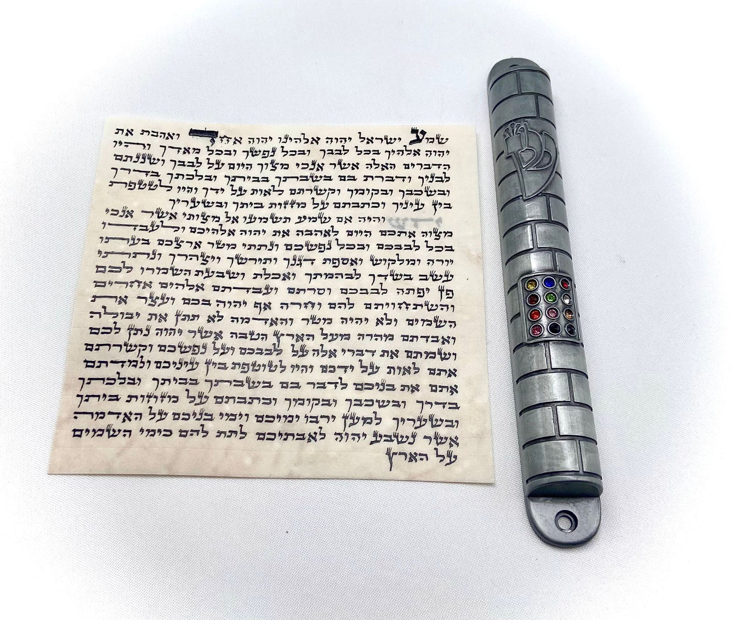 mezuzah for 12cm parchment