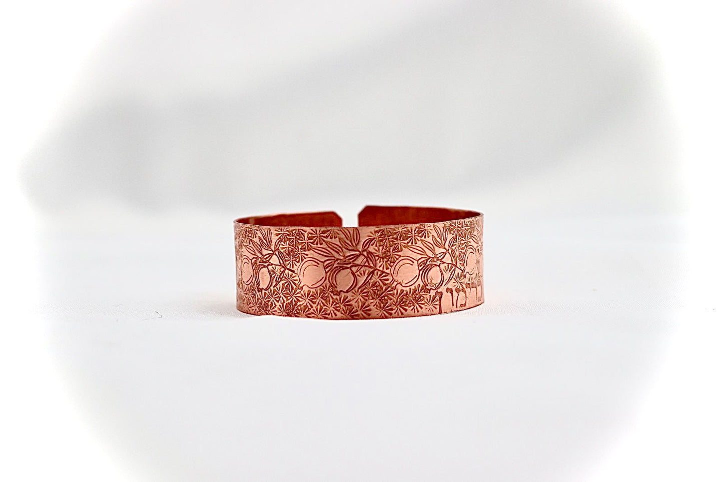 copper bracelet pomegranate