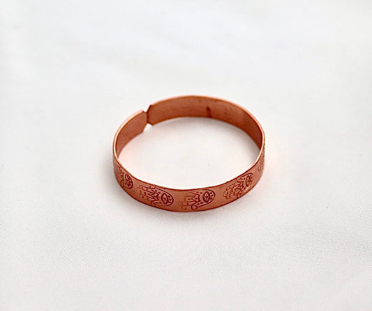 copper bracelet ״Hamsa״