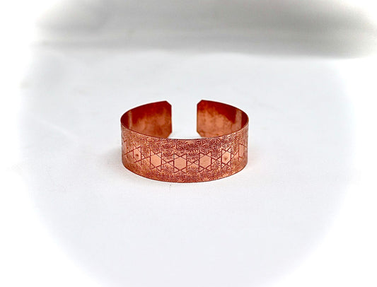 copper bracelet star of David