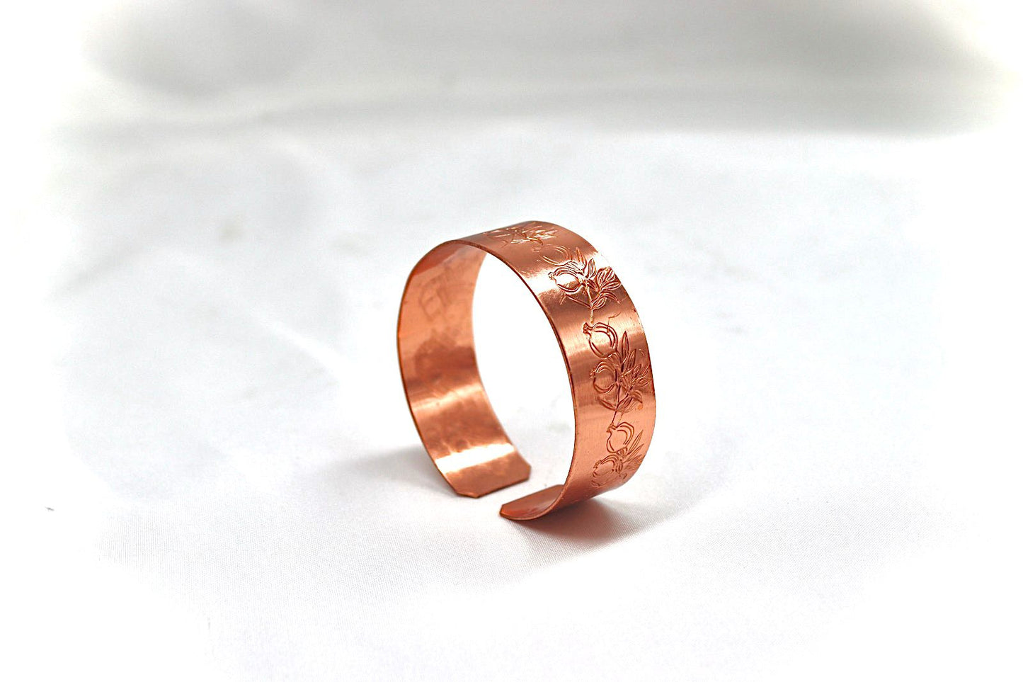 copper bracelet pomegranate