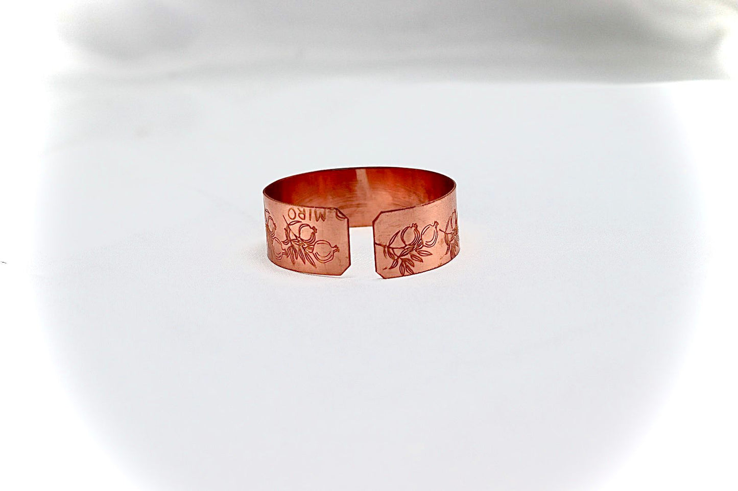 copper bracelet pomegranate