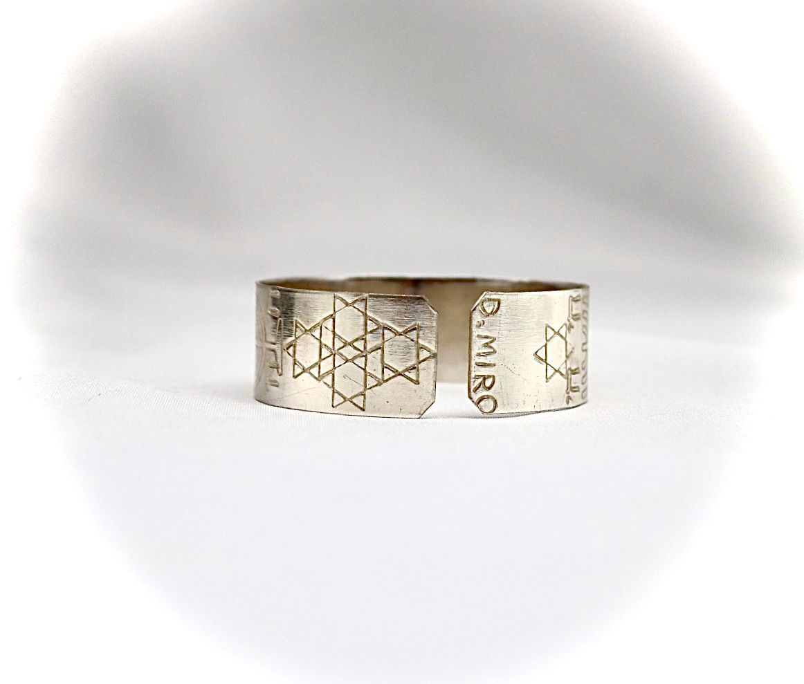 copper bracelet menorah and Star of David