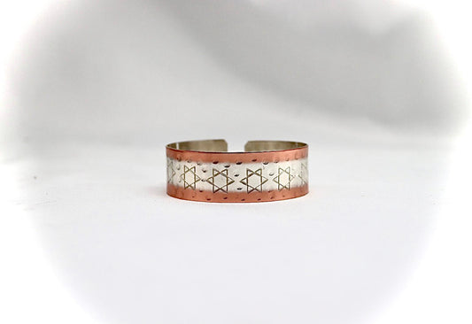 copper bracelet with Star of David