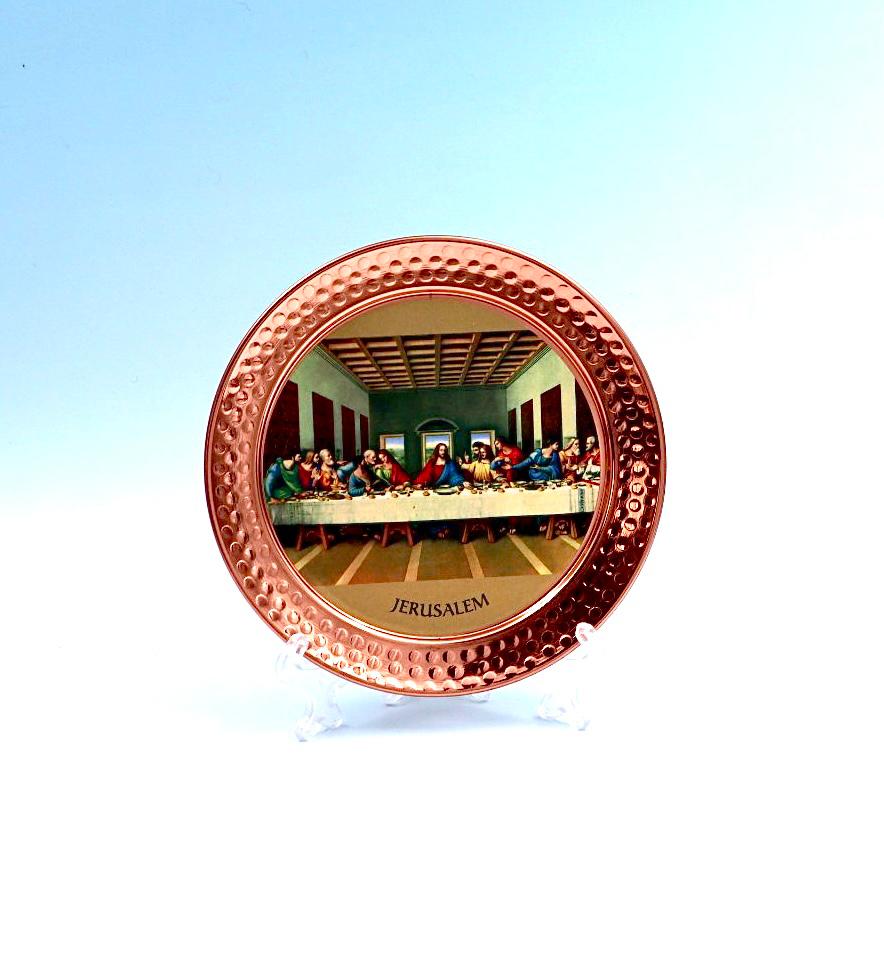 copper artwork "last supper"