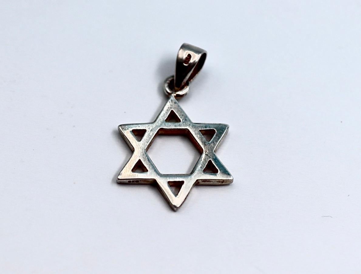 Star of David pendant.