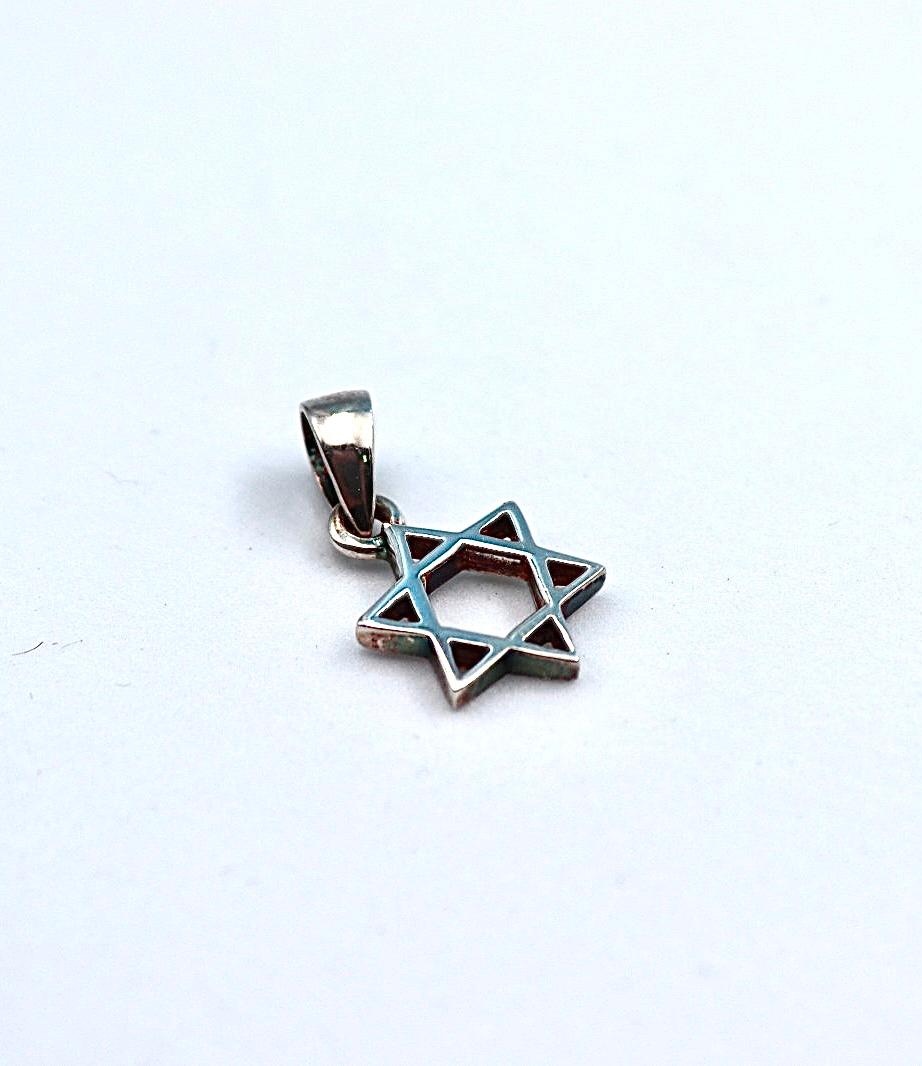 Silver Star of David pendant