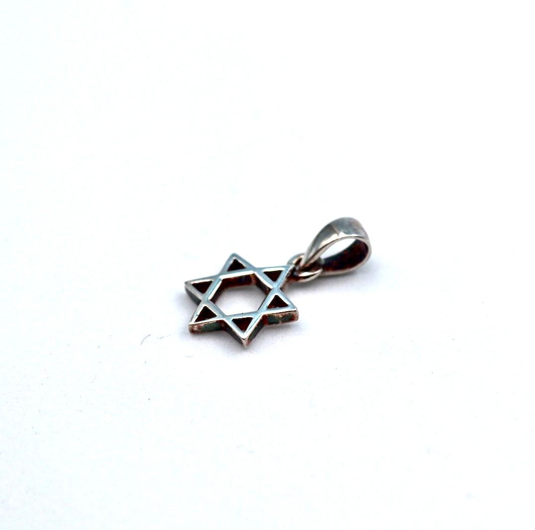 Silver Star of David pendant