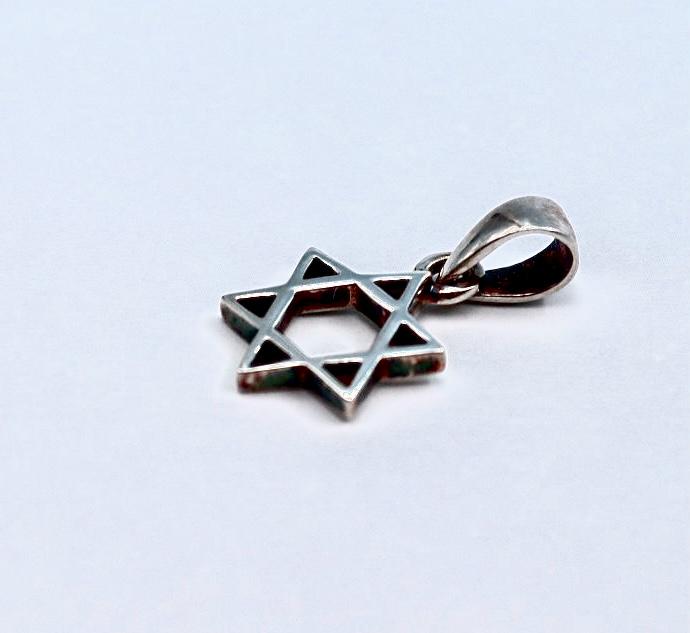 Silver Star of David pendant