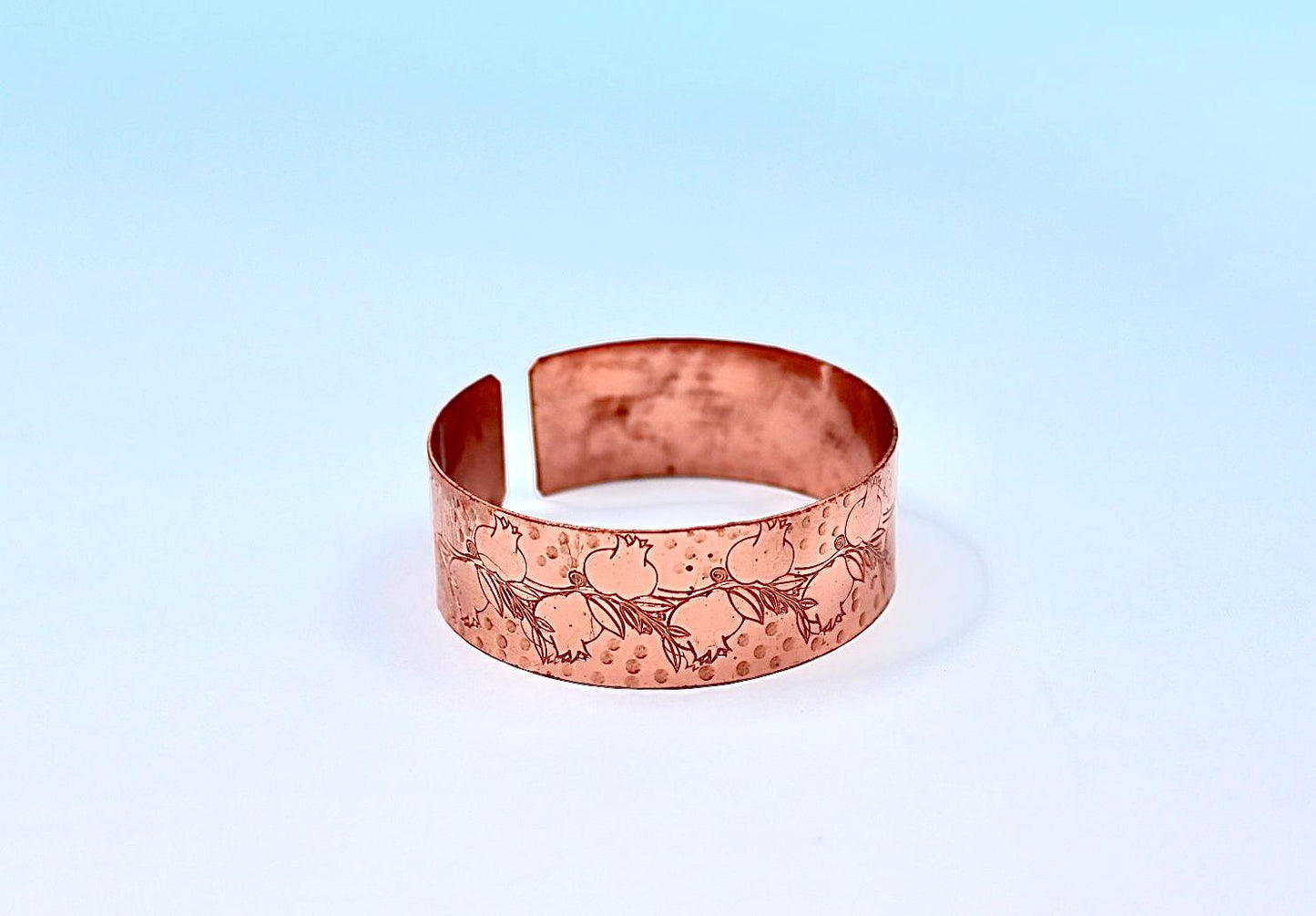 copper bracelet - Pomegranate