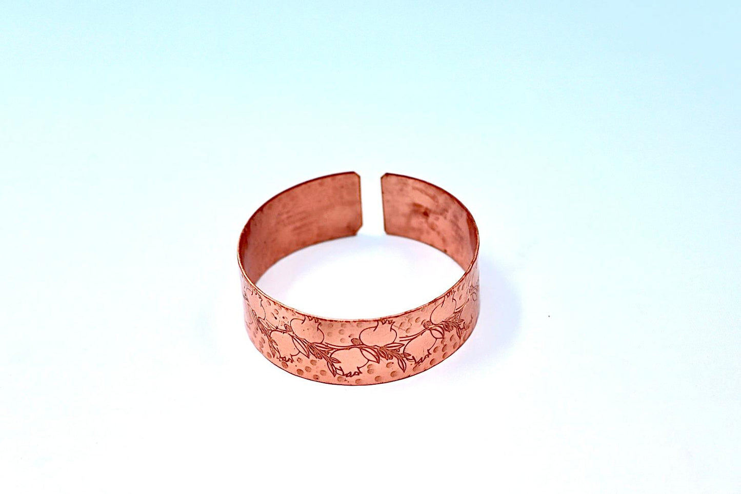 copper bracelet - Pomegranate