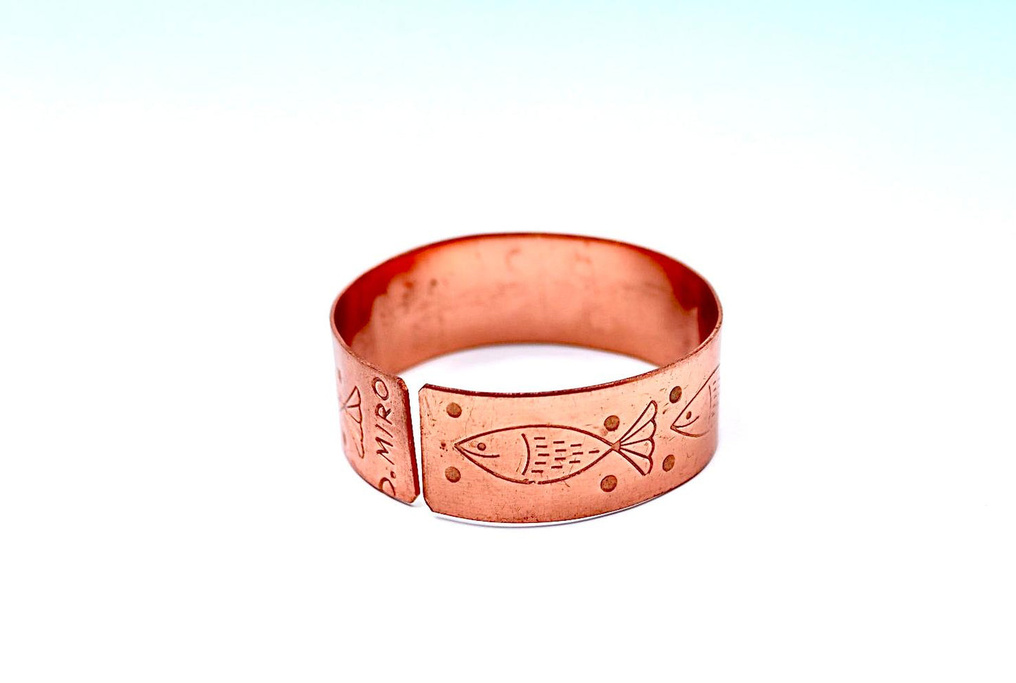 copper bracelet with Fish