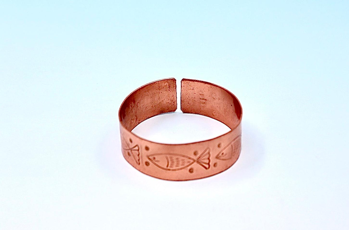 copper bracelet with Fish