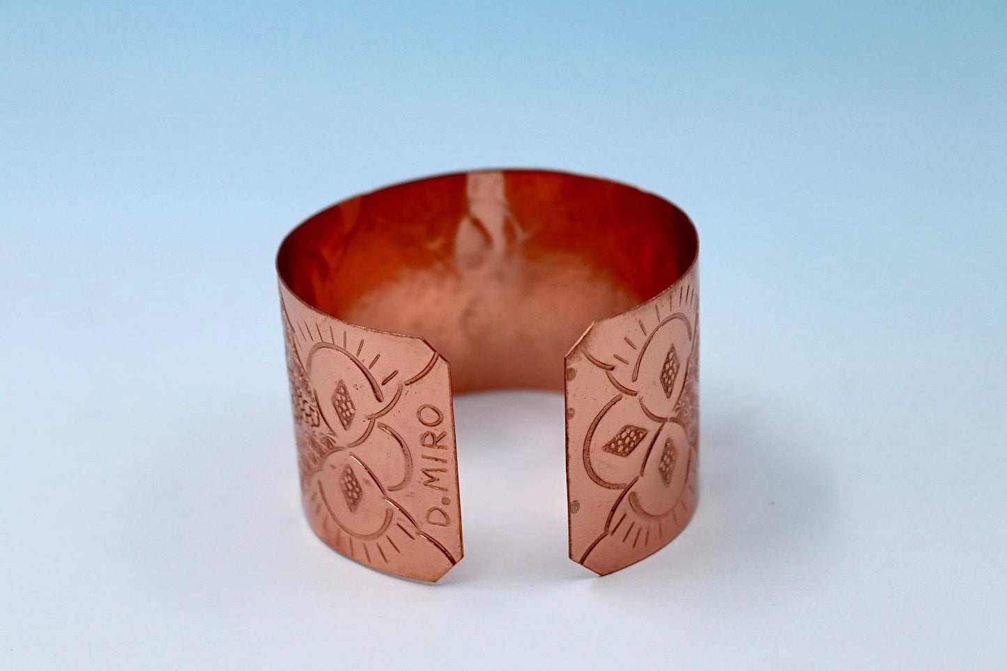 copper bracelet with Vine