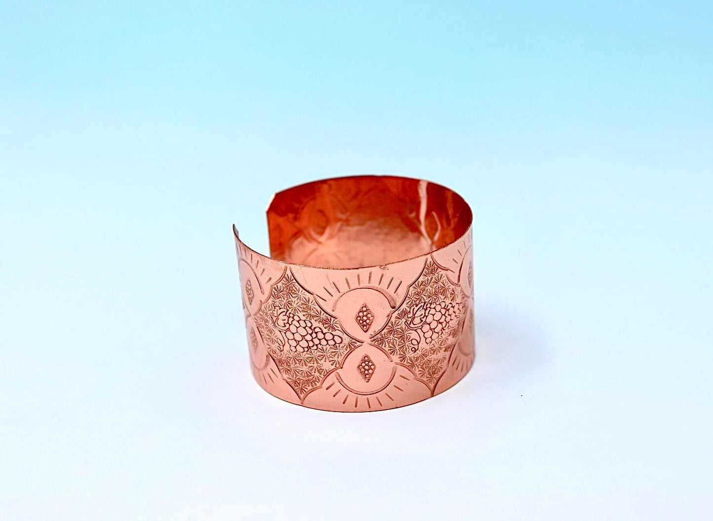 copper bracelet with Vine