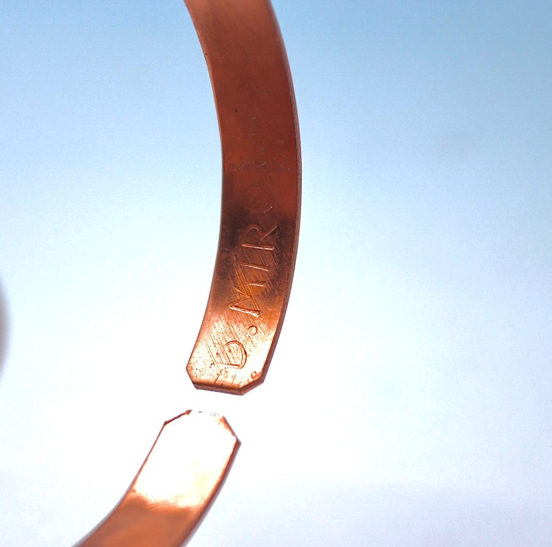 copper bracelet engraved "The nation of Israel lives"