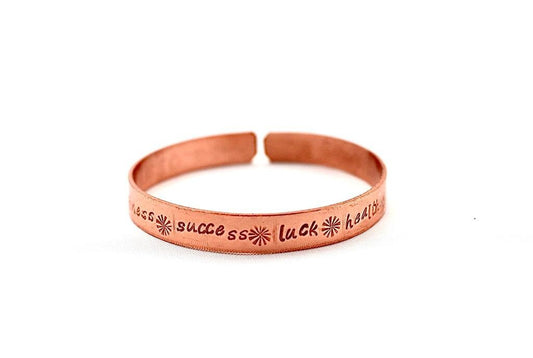 copper bracelet with sever blessings