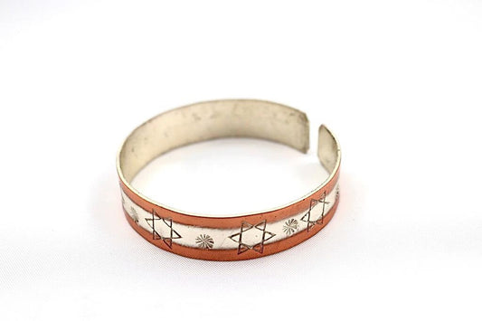 copper bracelet with David Star